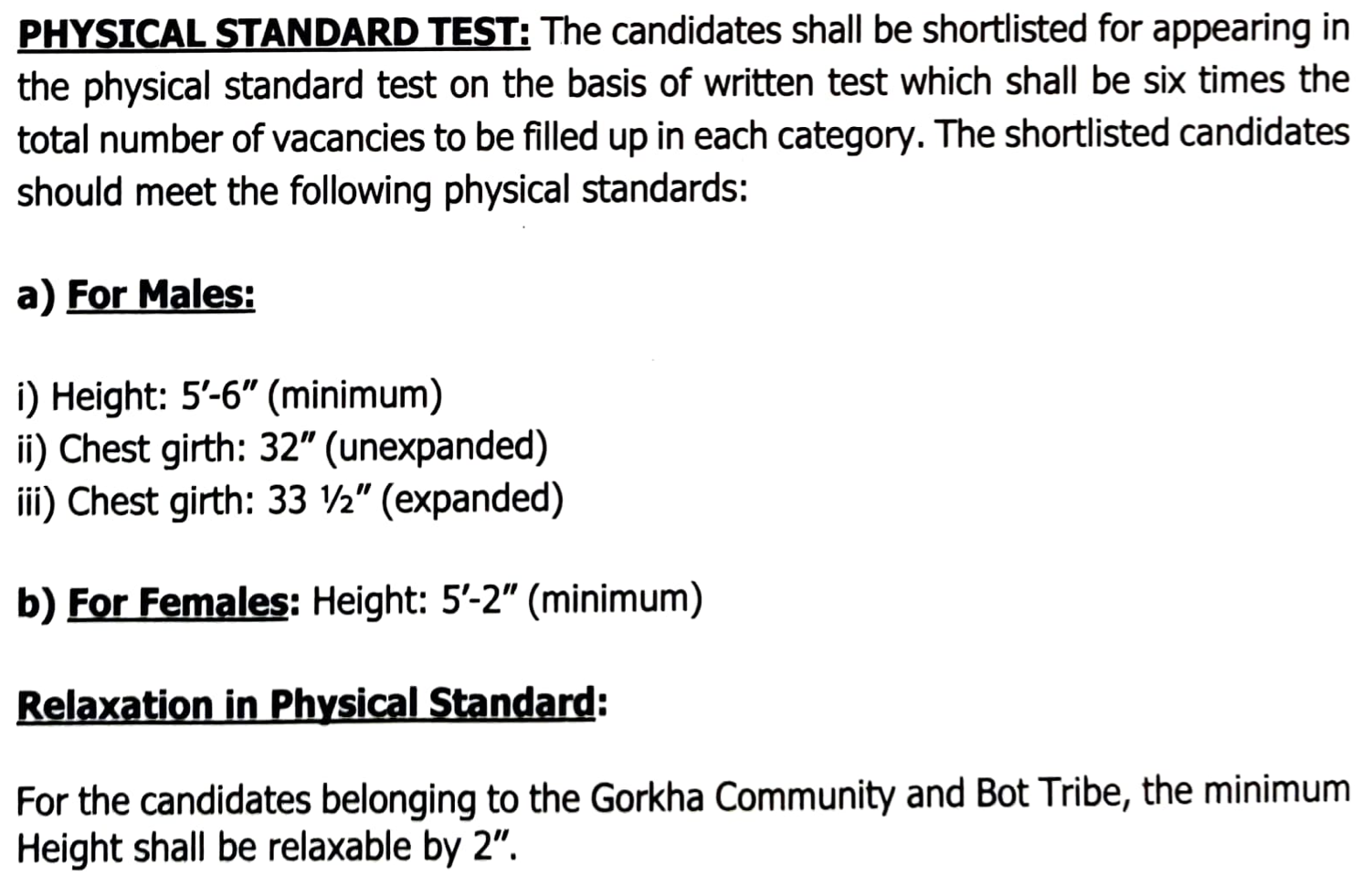 JK Police Constable Syllabus 2024 Physical Test PET Pattern