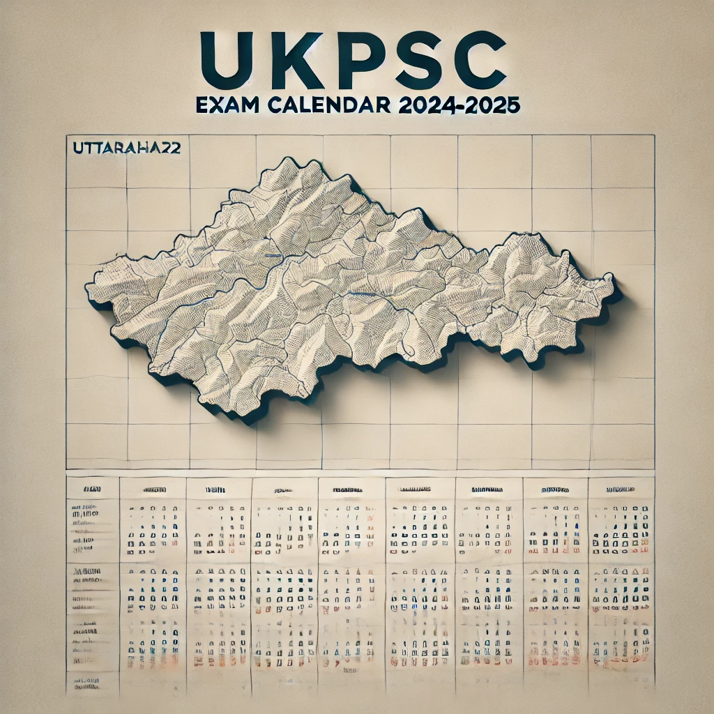 UKPSC Exam Calendar 2024-2025 Schedule Exam Dates & Time Table