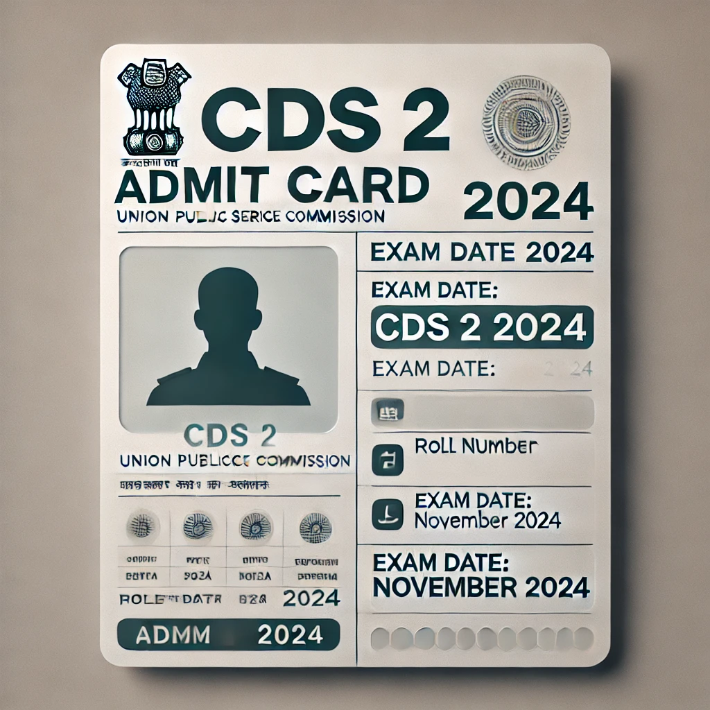 CDS 2 Admit Card 2024, CDS Exam Date & Hall Ticket Download Link