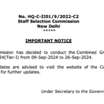 SSC CGL Admit Card 2024 Tier 1 Exam Date Time Table Schedule