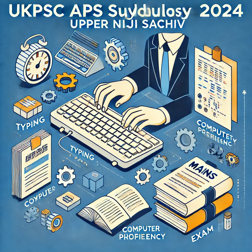 UKPSC APS Syllabus 2024 Upper Niji Sachiv Exam Pattern (Typing, Computer & Mains)