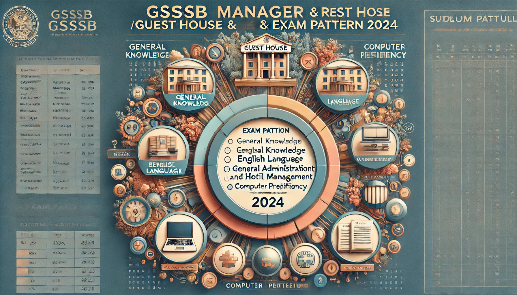 GSSSB Manager Guest:Rest House Syllabus & Exam Pattern 2024