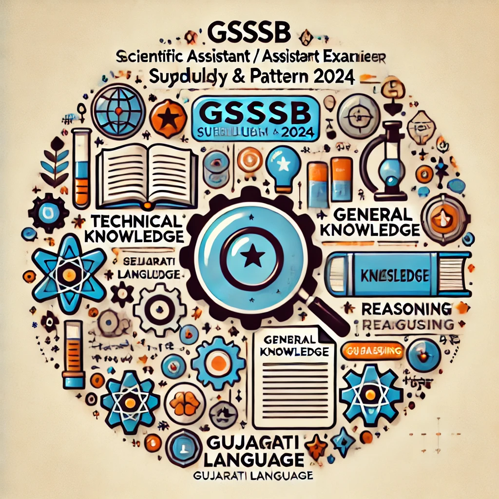 GSSSB Scientific Assistant : Assistant Examiner Syllabus & Exam Pattern 2024