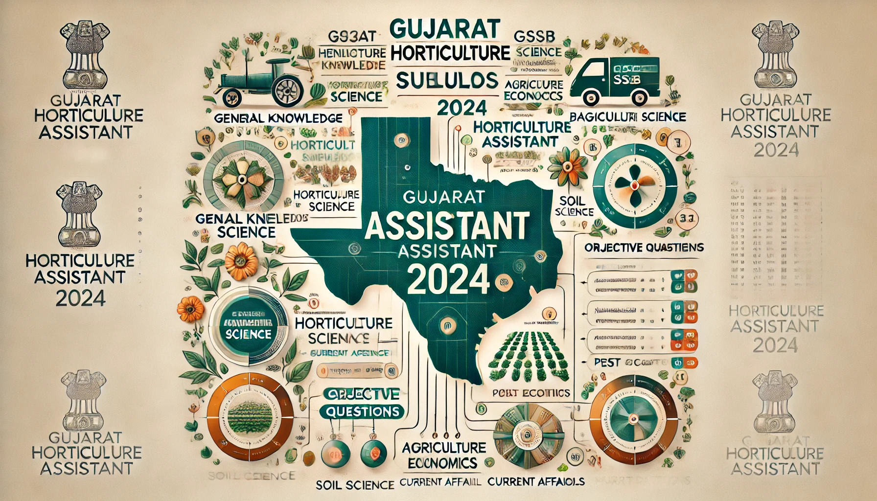 Gujarat Horticulture Assistant Syllabus 2024 & GSSSB Bagayat Madadnish Exam Pattern