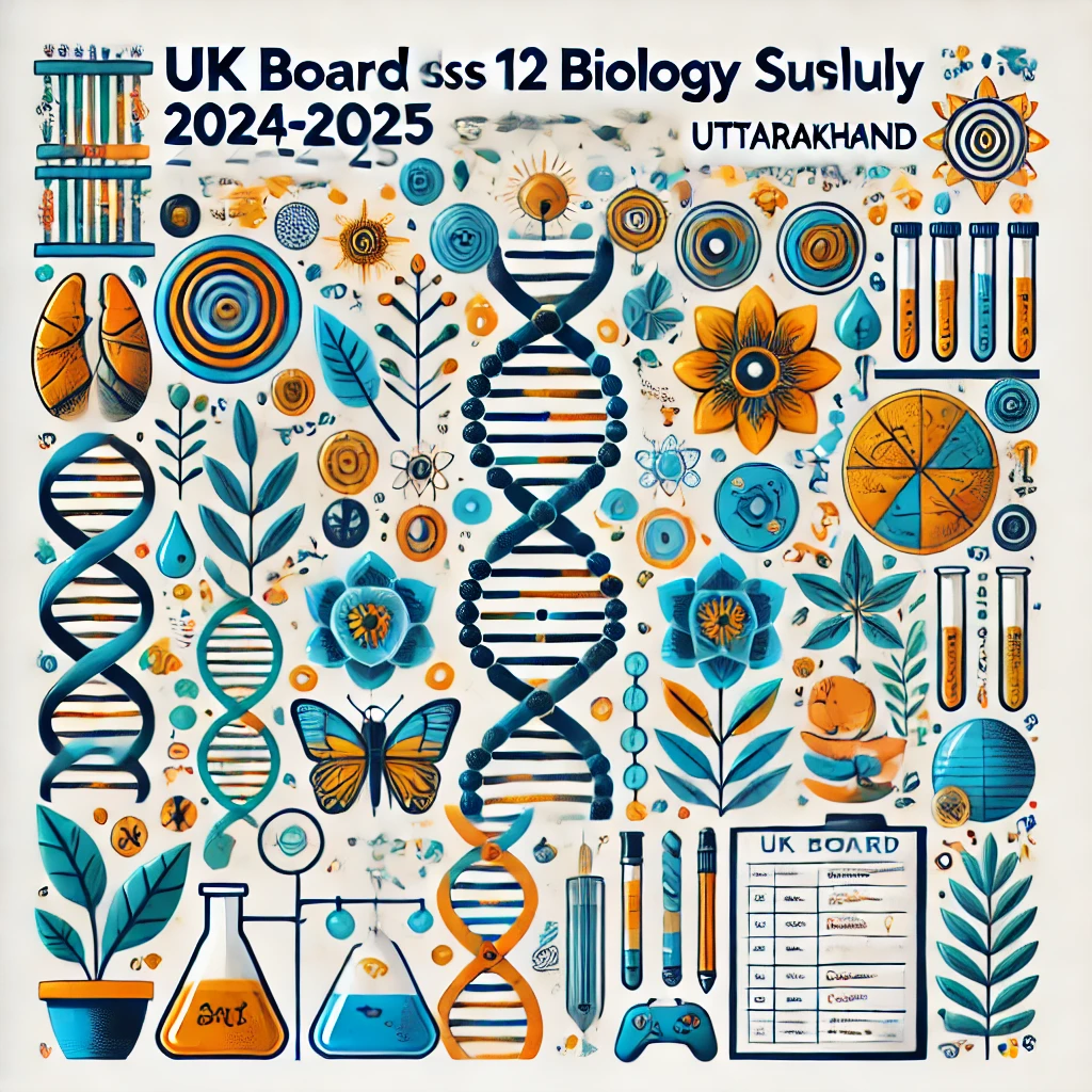 UK Board Class 12th Biology Syllabus 2024-2025 image