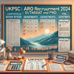 UKPSC RO ARO (Accounts) Recruitment 2024 & Vacancy Details