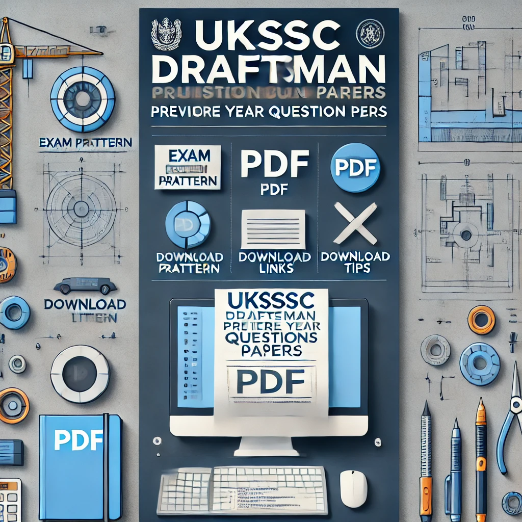 UKSSSC Draftsman (Civil) Previous Year Question Papers PDF