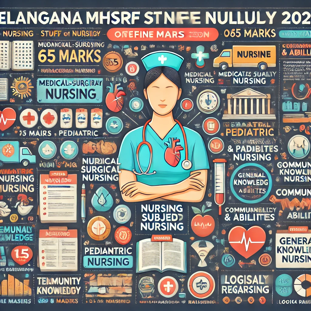 Telangana MHSRB Staff Nurse Syllabus 2024 & Online Exam Pattern